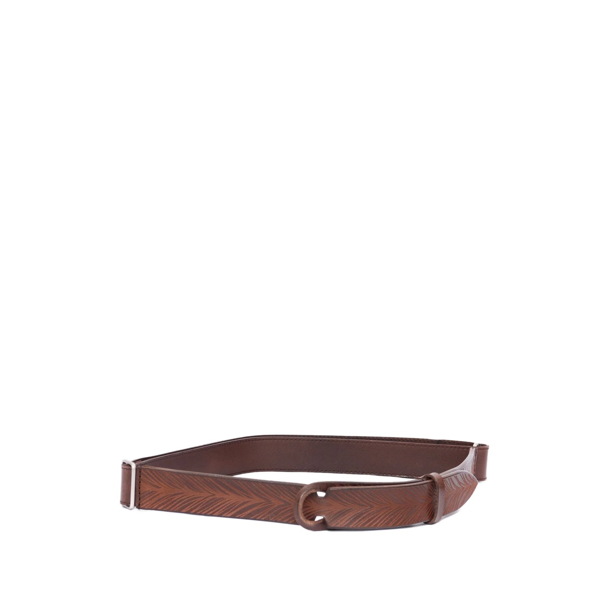 textured leather belt - Img 2