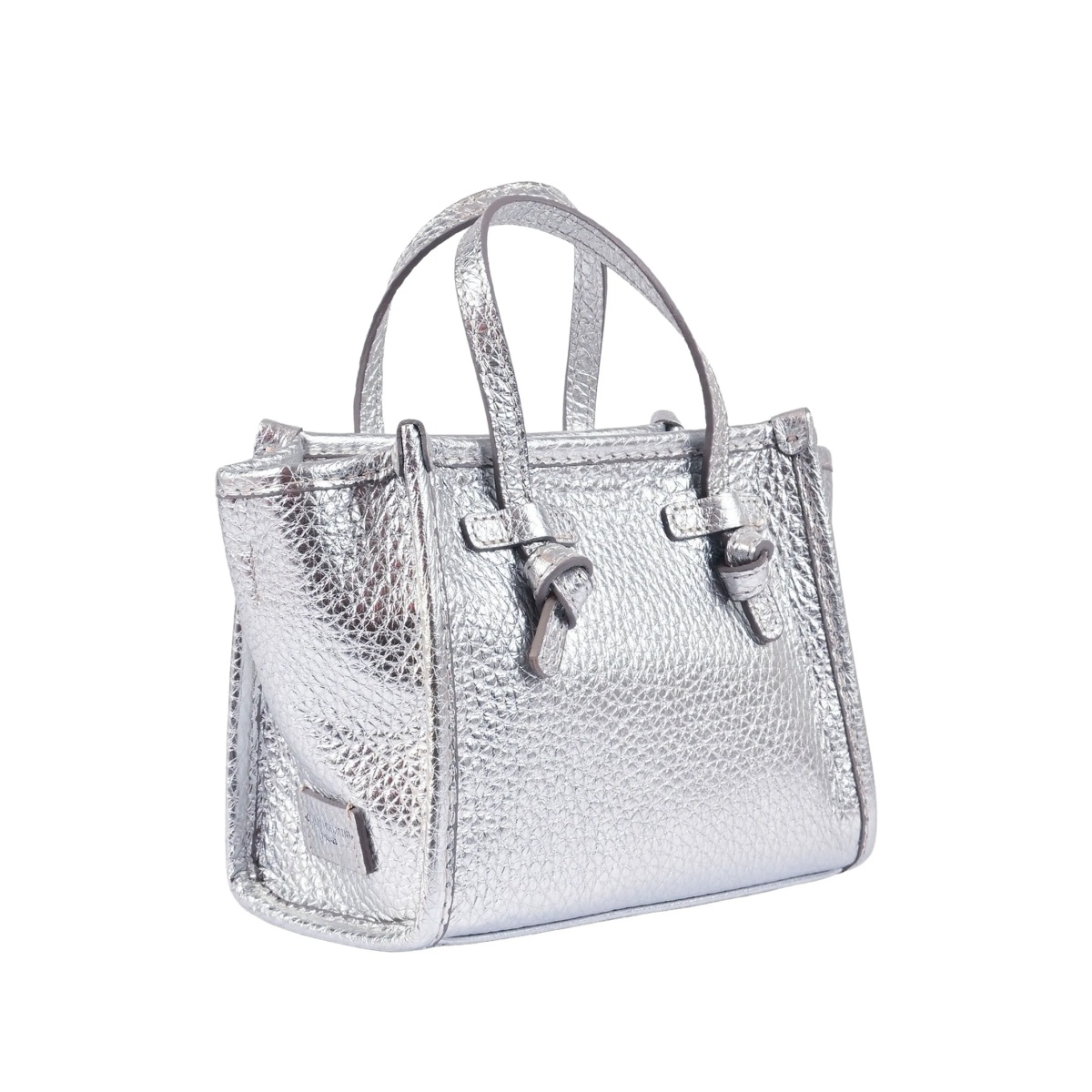 textured-leather top-handle bag - Img 3