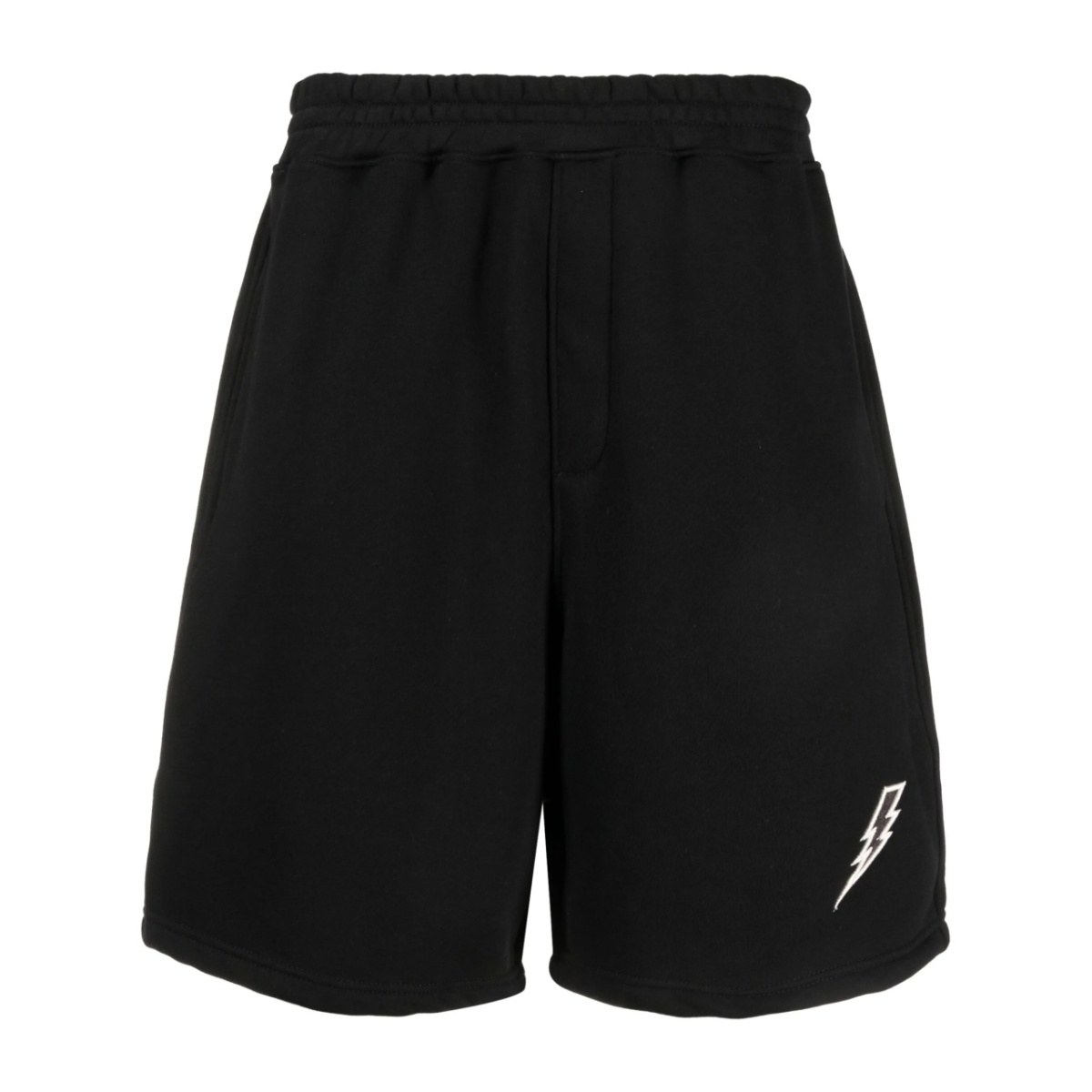 Thunderbolt-embroidered track shorts