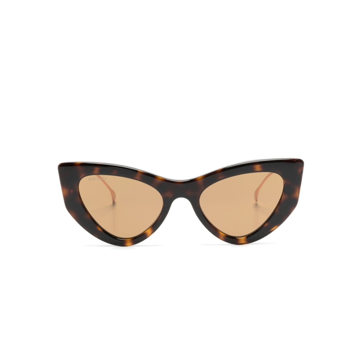tortoiseshell-effect cat-eye sunglasses