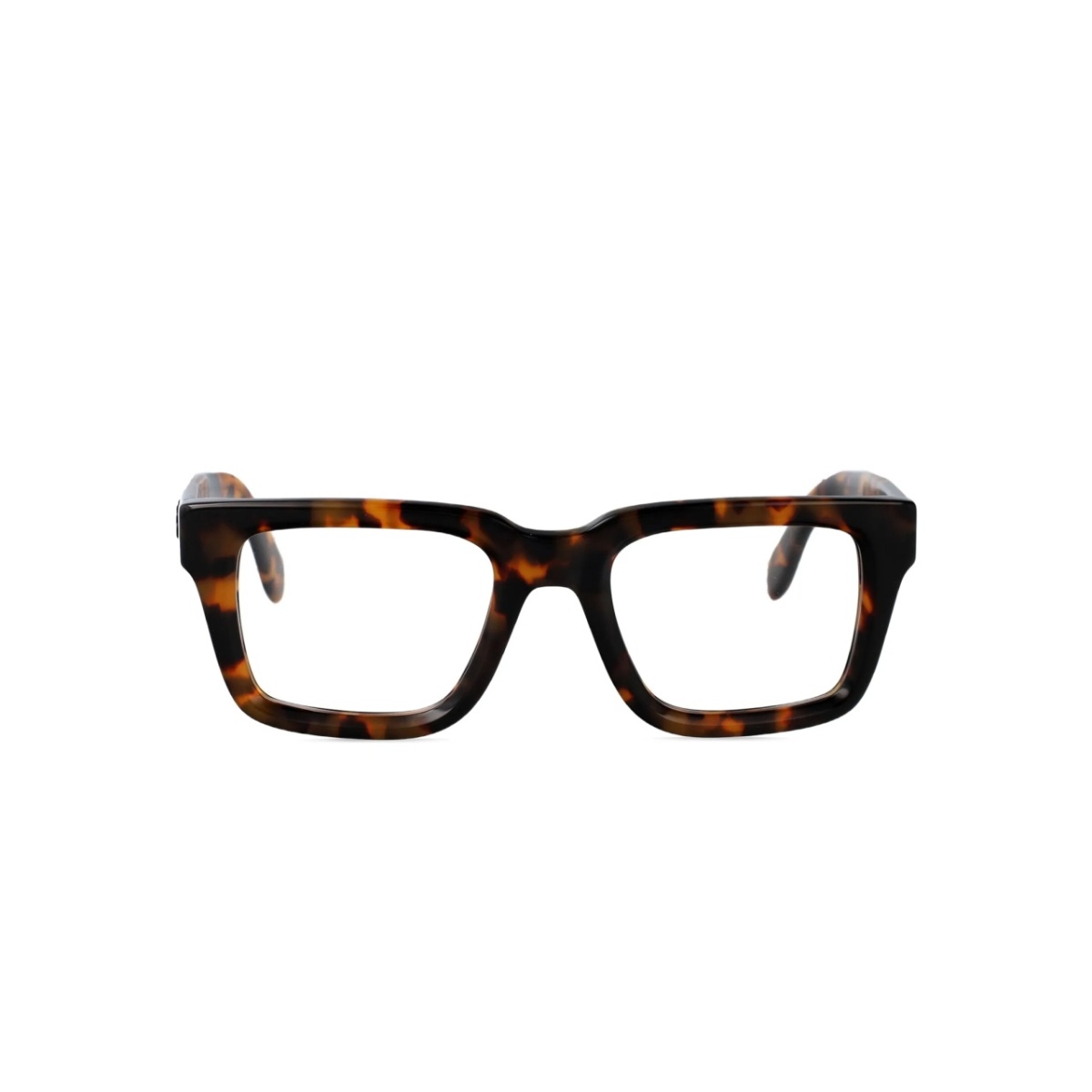 tortoiseshell-effect glasses