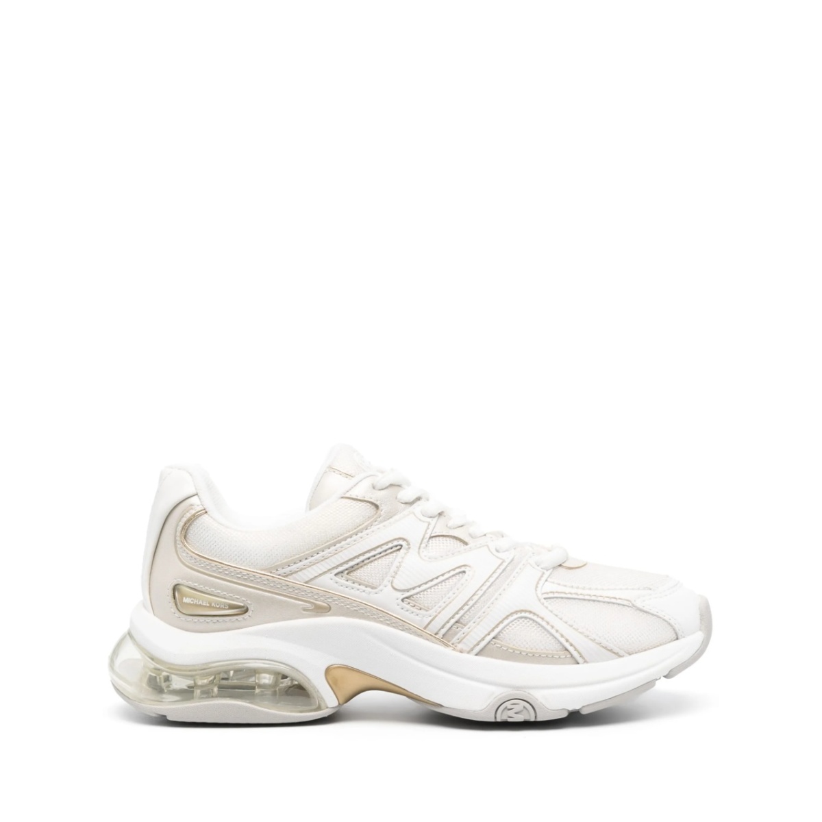 transparent-heel low-top sneakers