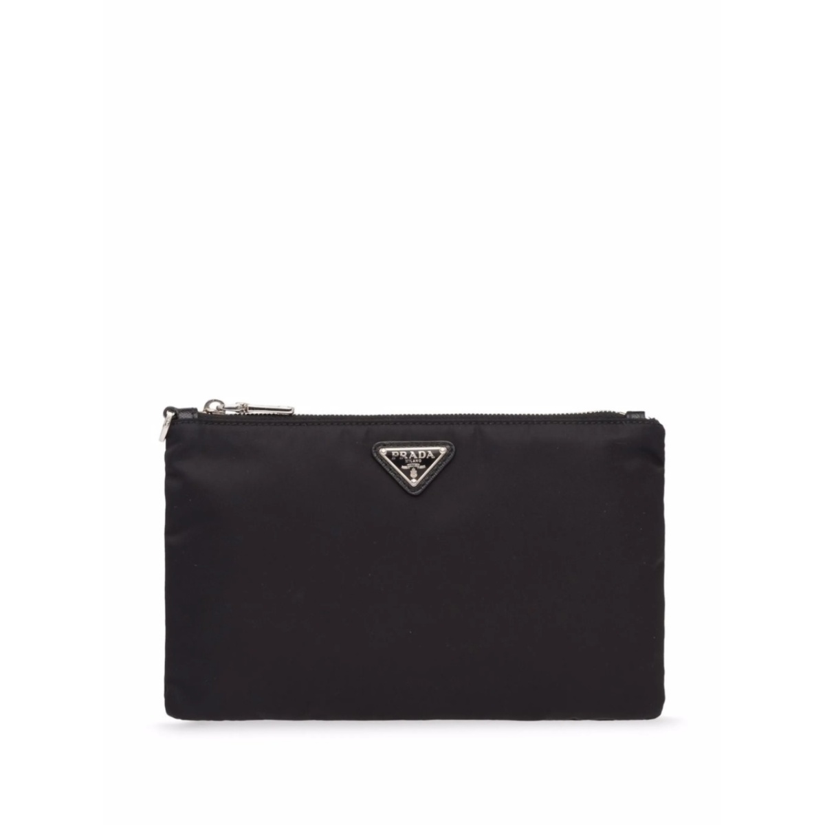triangle-logo Re-Nylon pouch