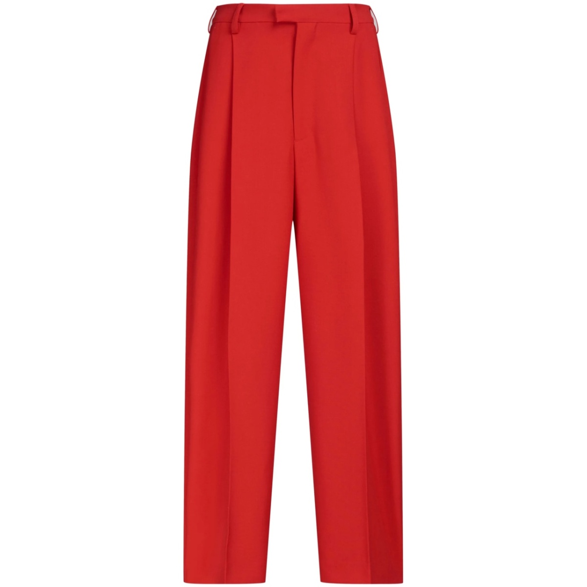 Tropical tailored wool trousers