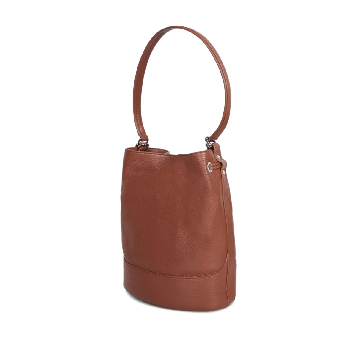 turn-lock leather shoulder bag - Img 2