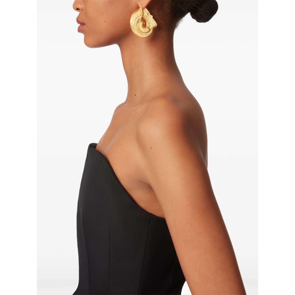 twisted brass earrings - Img 3