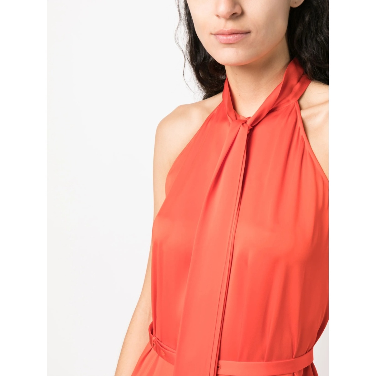 V-neck sleeveless shirt dress - Img 5