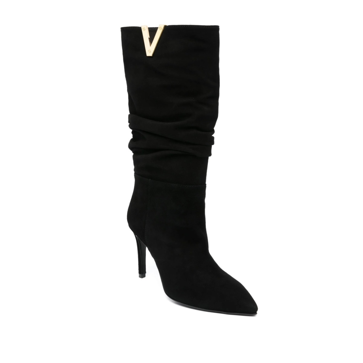V-plaque mid-calf boots - Img 2