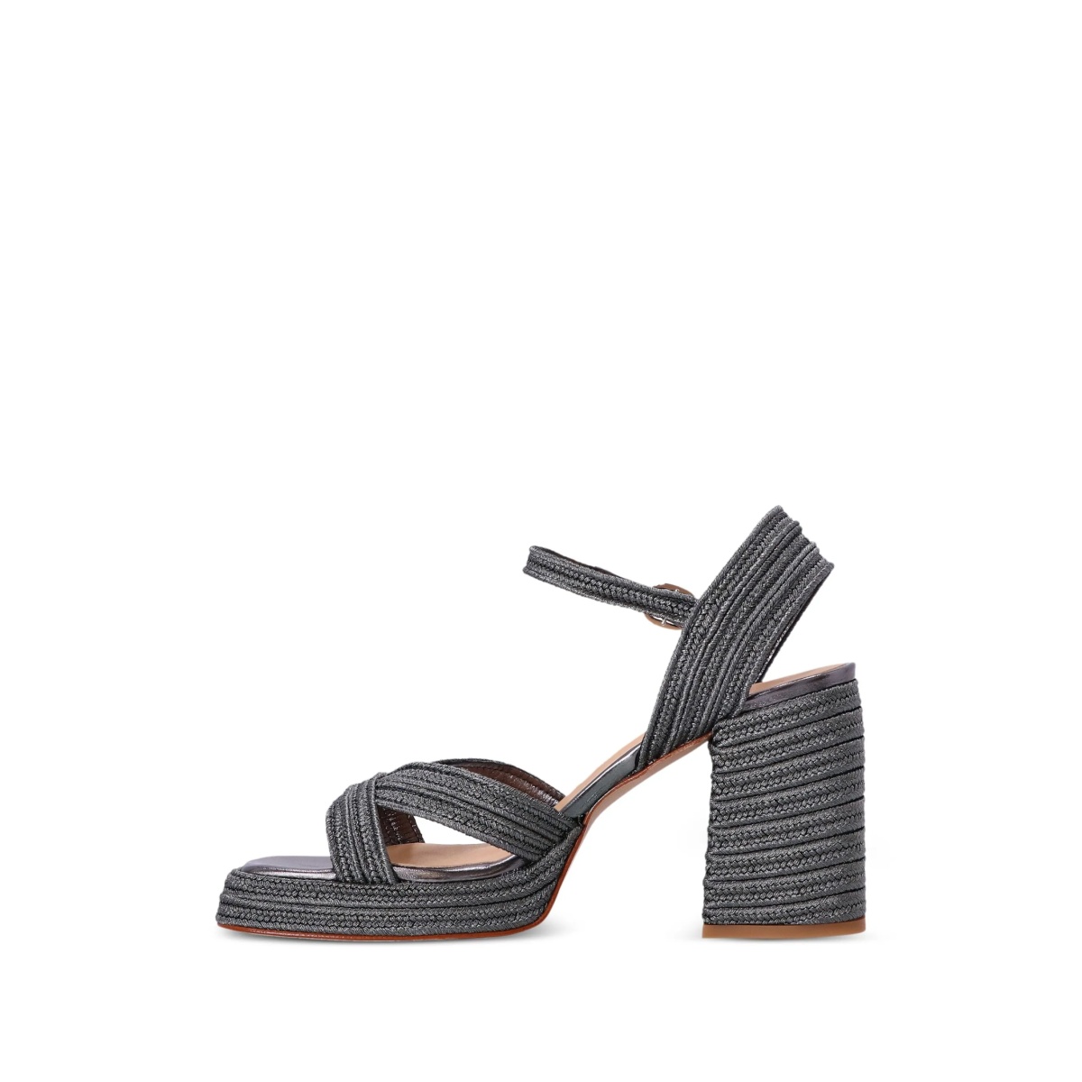 Valle 90mm metallic-finish sandals - Img 4