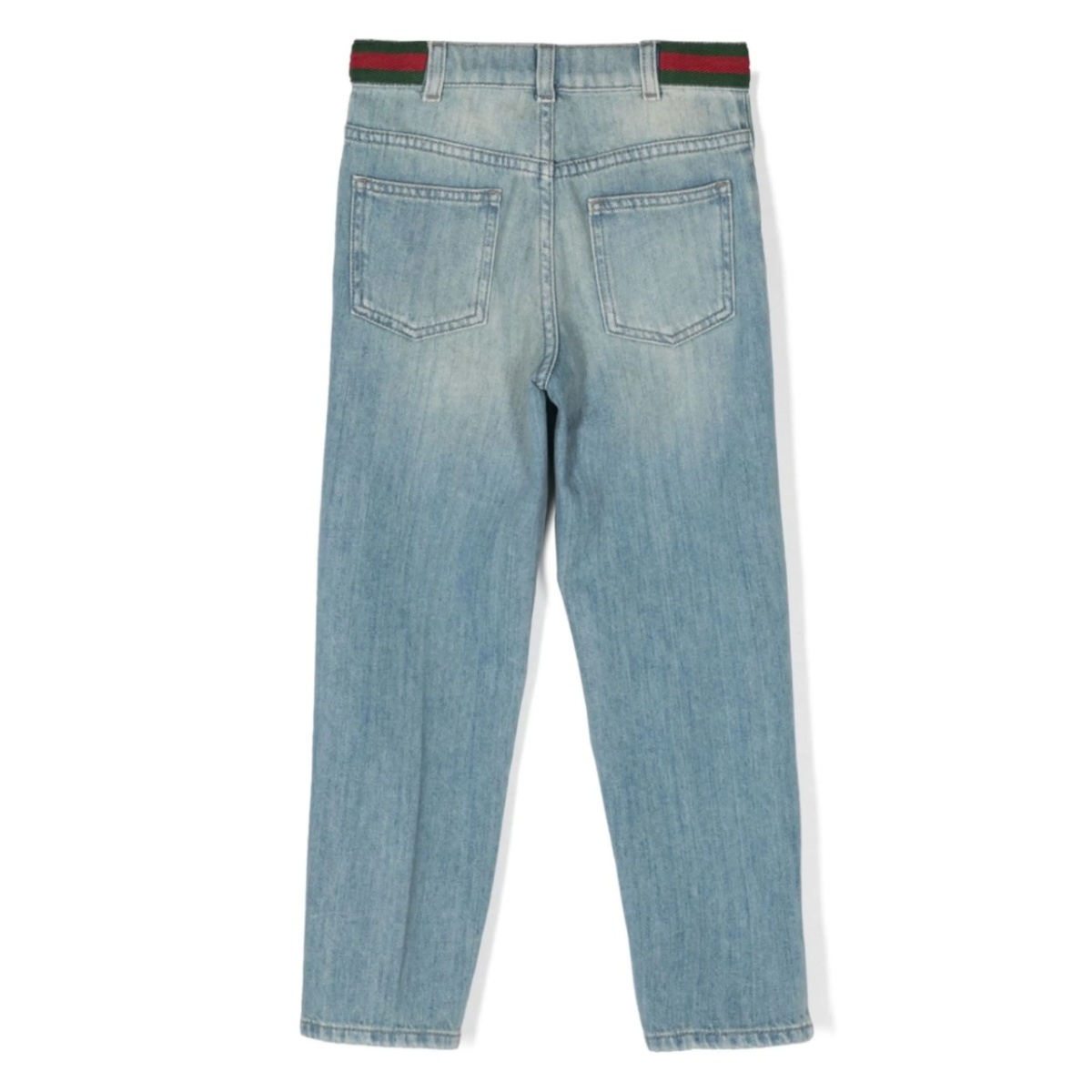 Web-stripe tapered jeans - Img 2