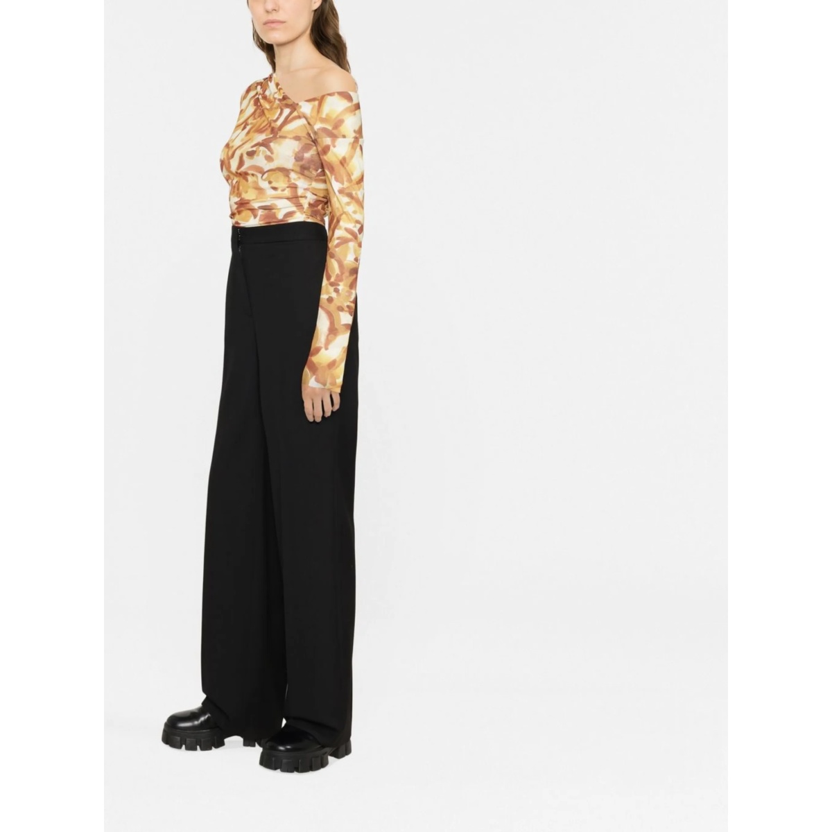 wool flared trousers - Img 4