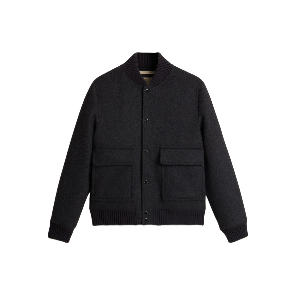 wool twill pocket bomber