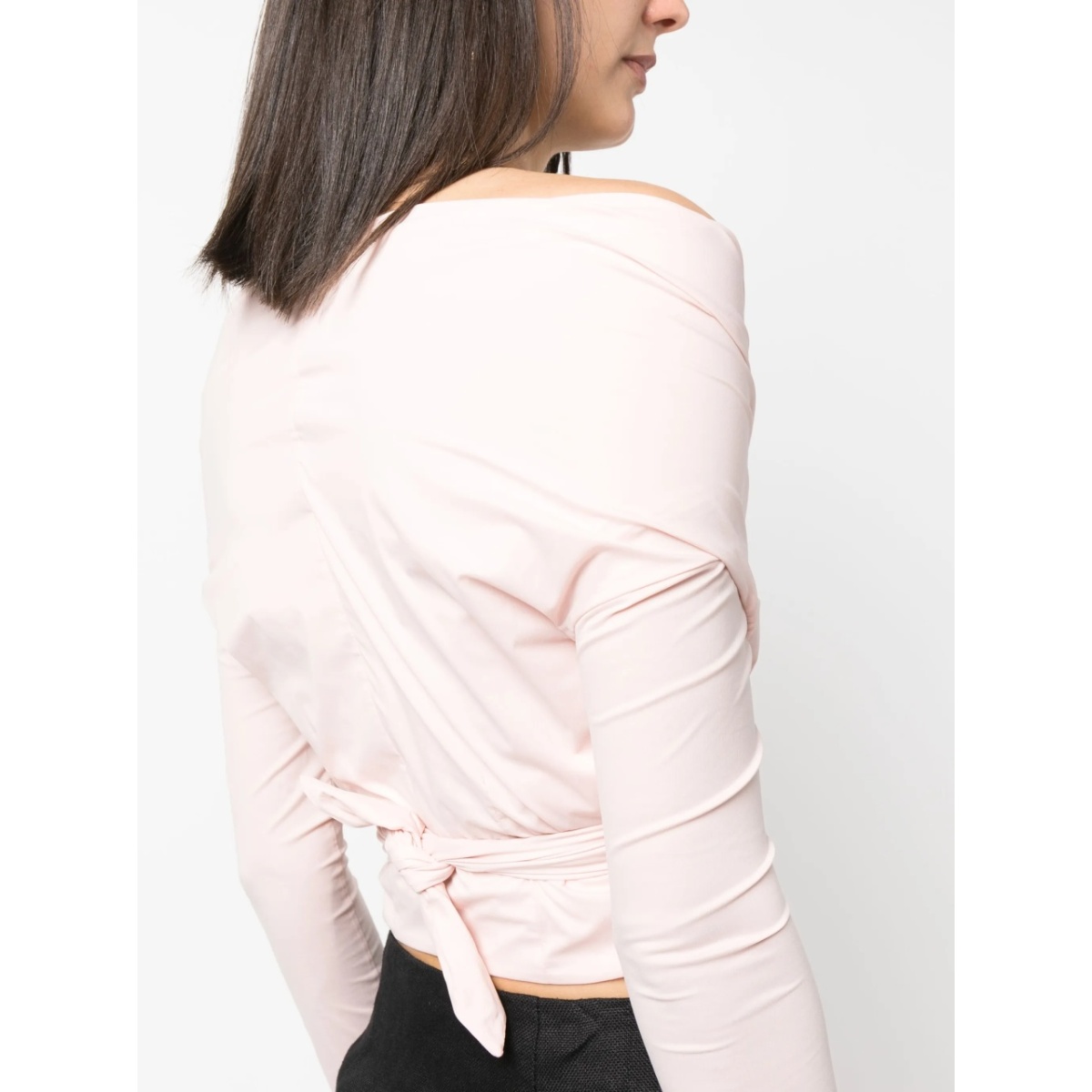 wraparound-style crop top - Img 5
