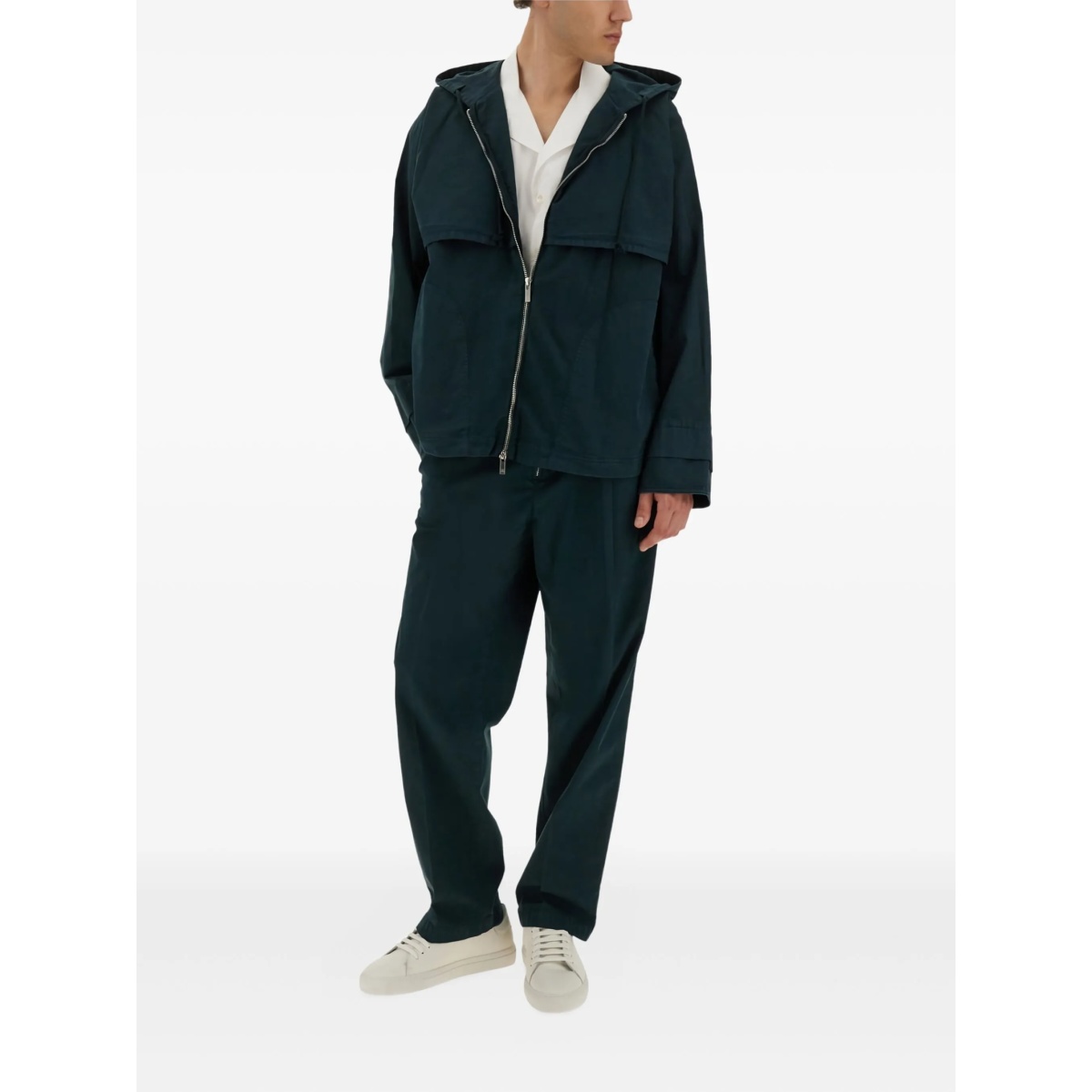 zip cotton trousers - Img 2
