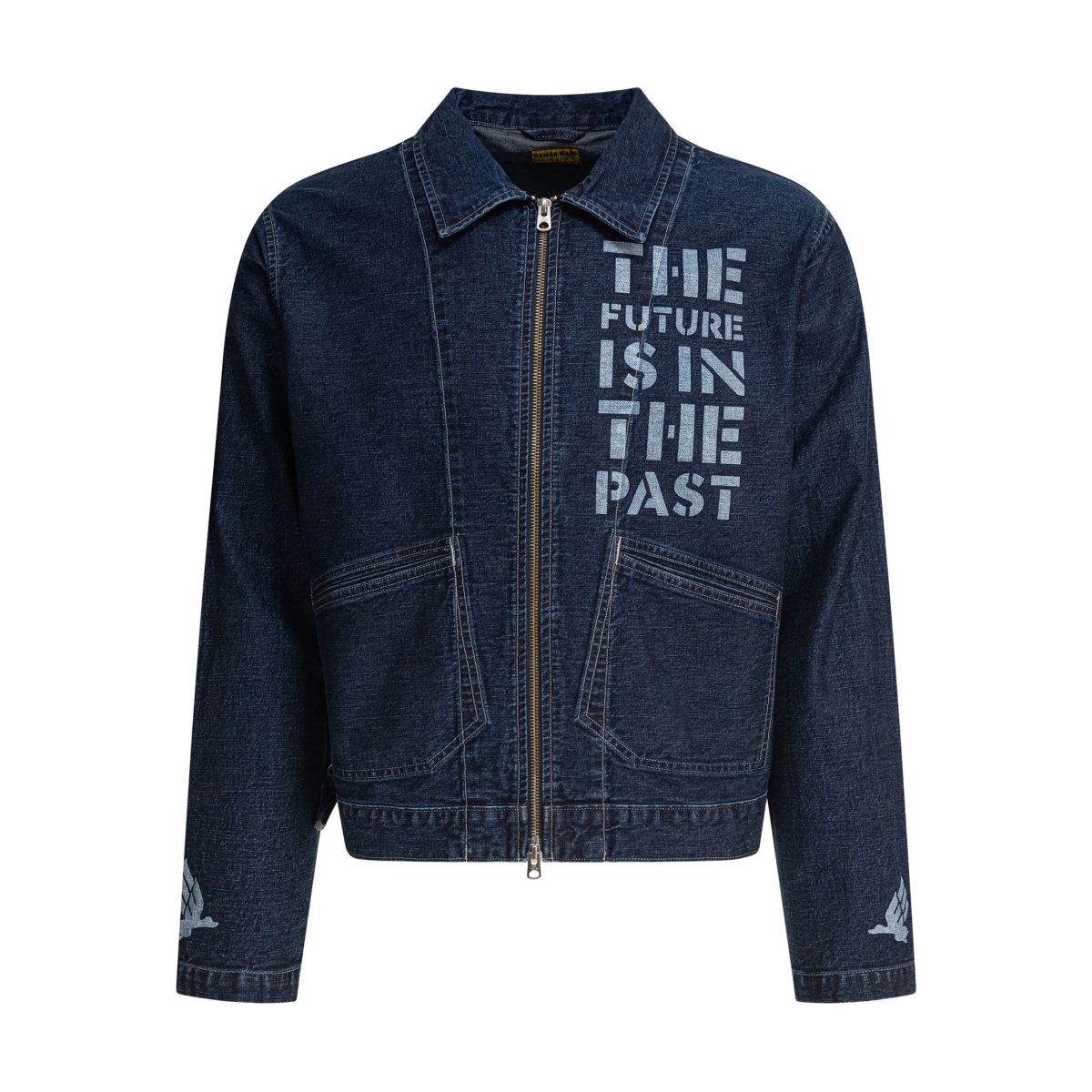 zip-front heart-logo jacket
