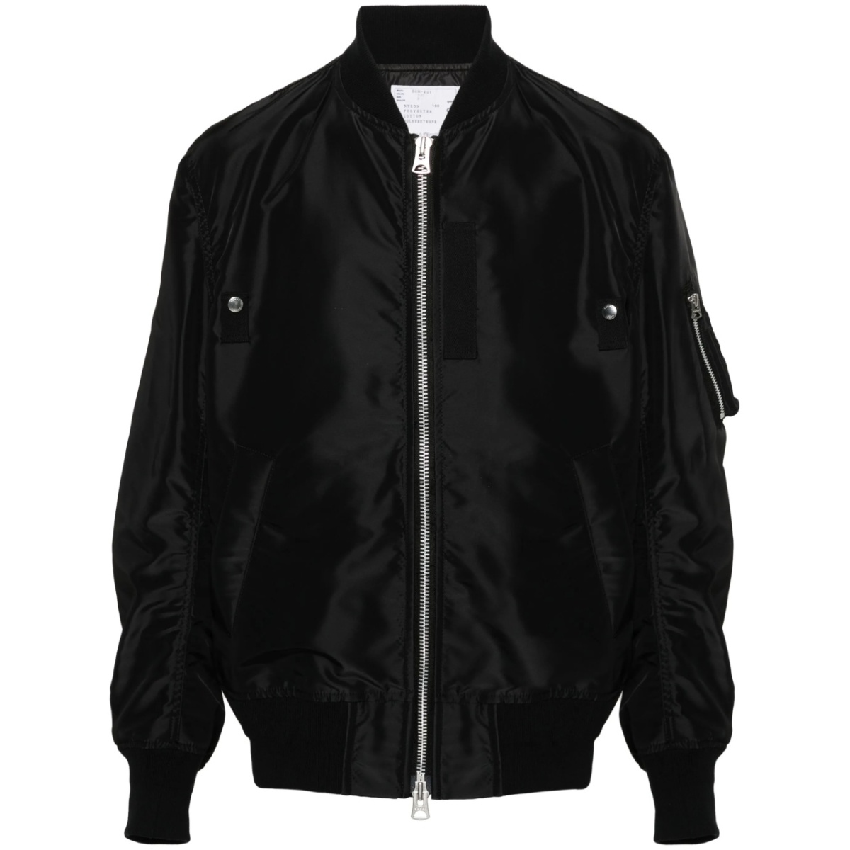 zip-up bomber jacket
