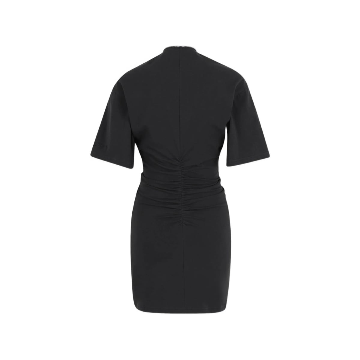 zip-up gathered dress - Img 2