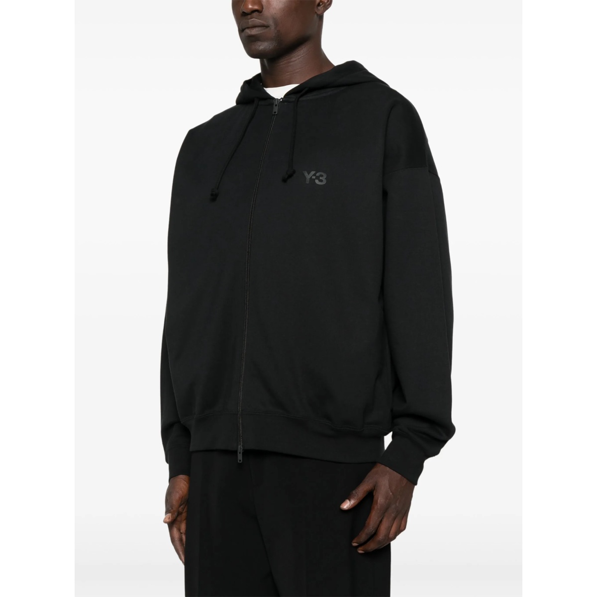 zip-up logo-detail hoodie - Img 3