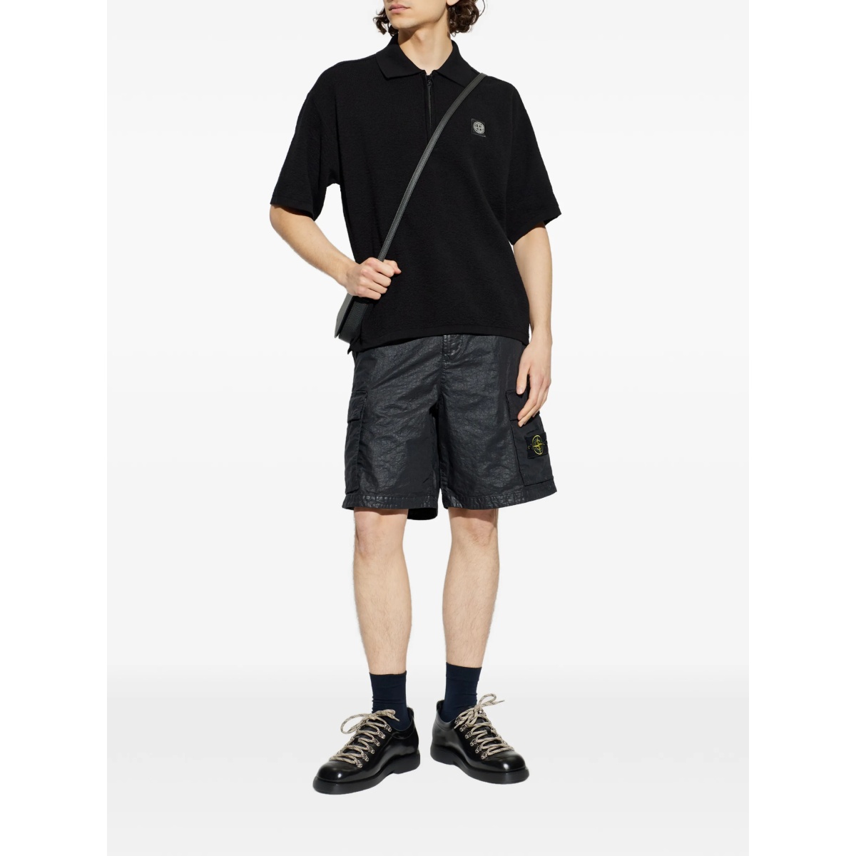zip-up polo shirt - Img 2
