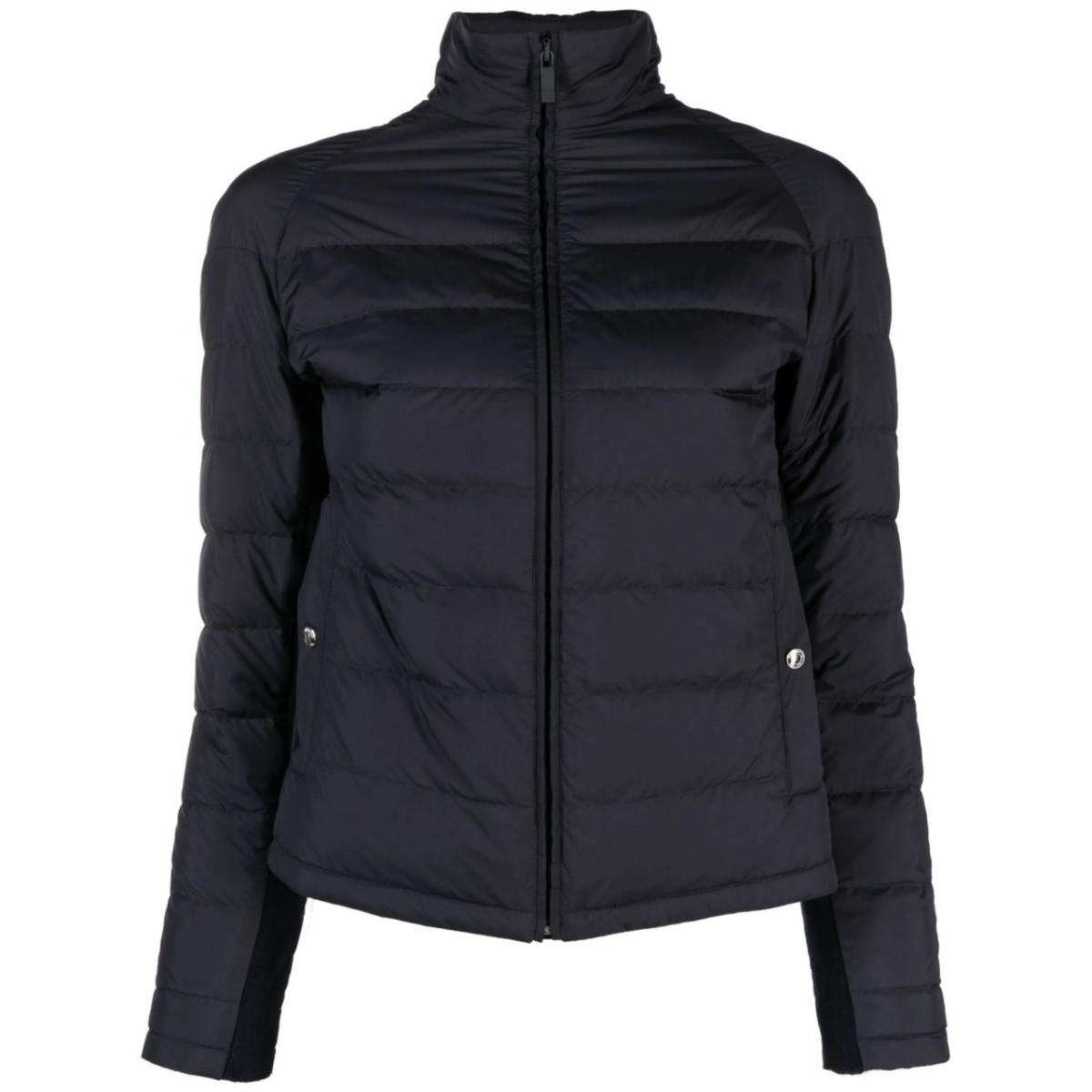 zipped-up padded jacket