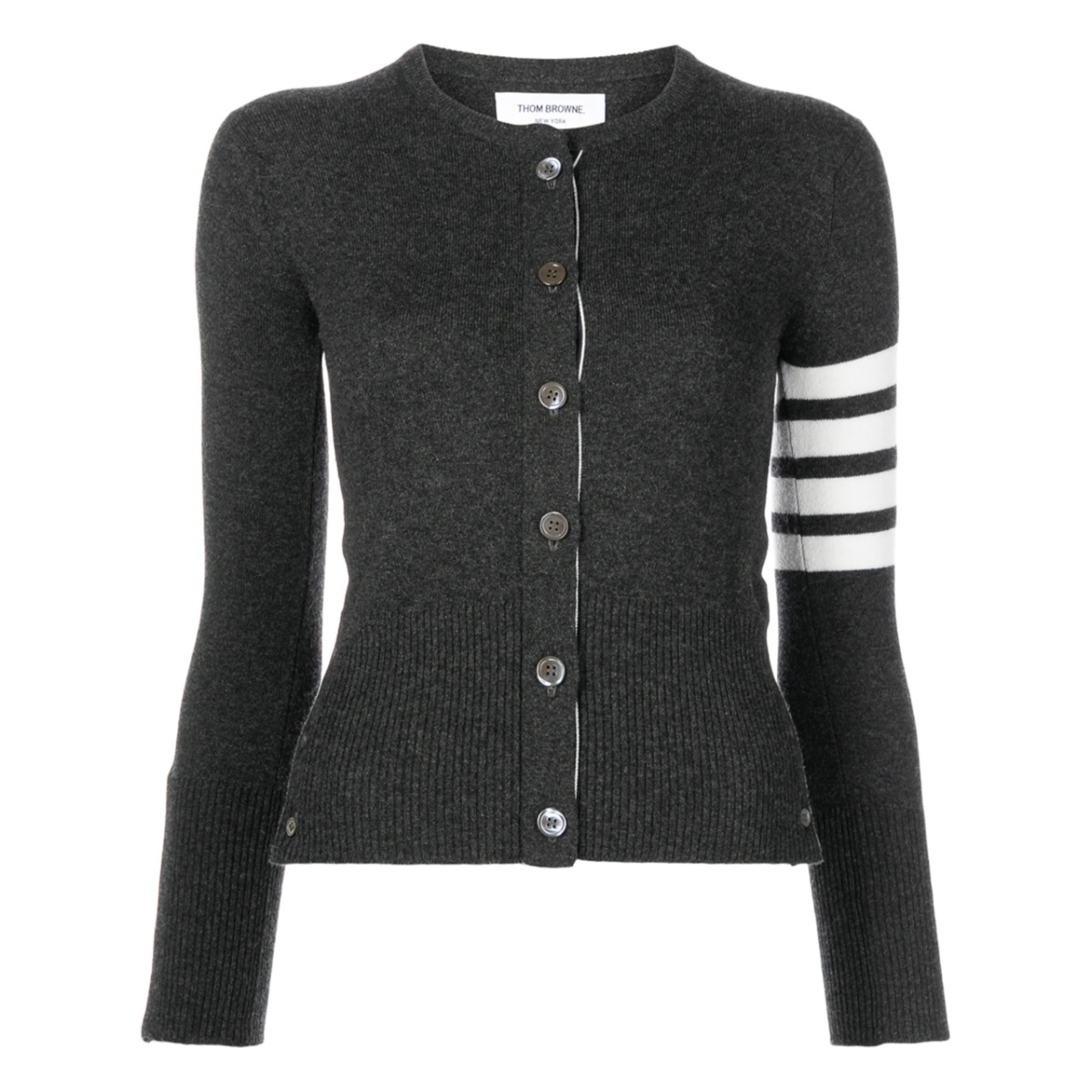 4-Bar stripe cardigan