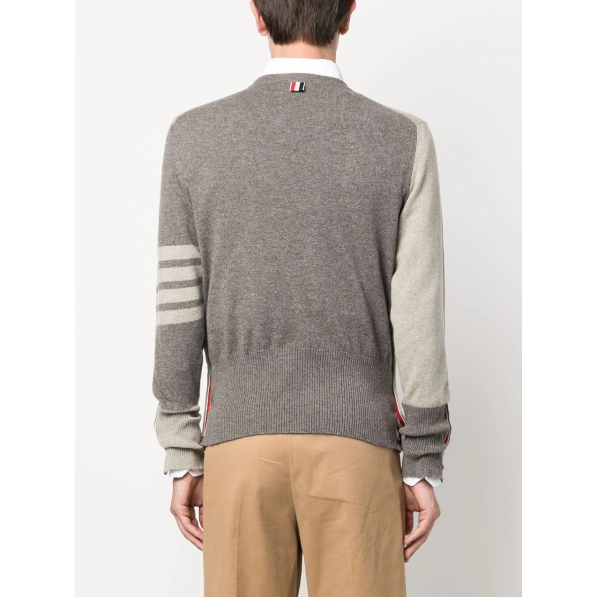 4-Bar Stripe cashmere jumper - Img 4