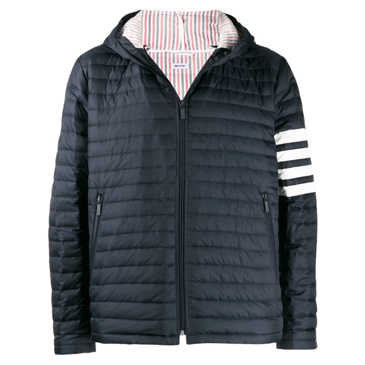 4-Bar stripe padded jacket