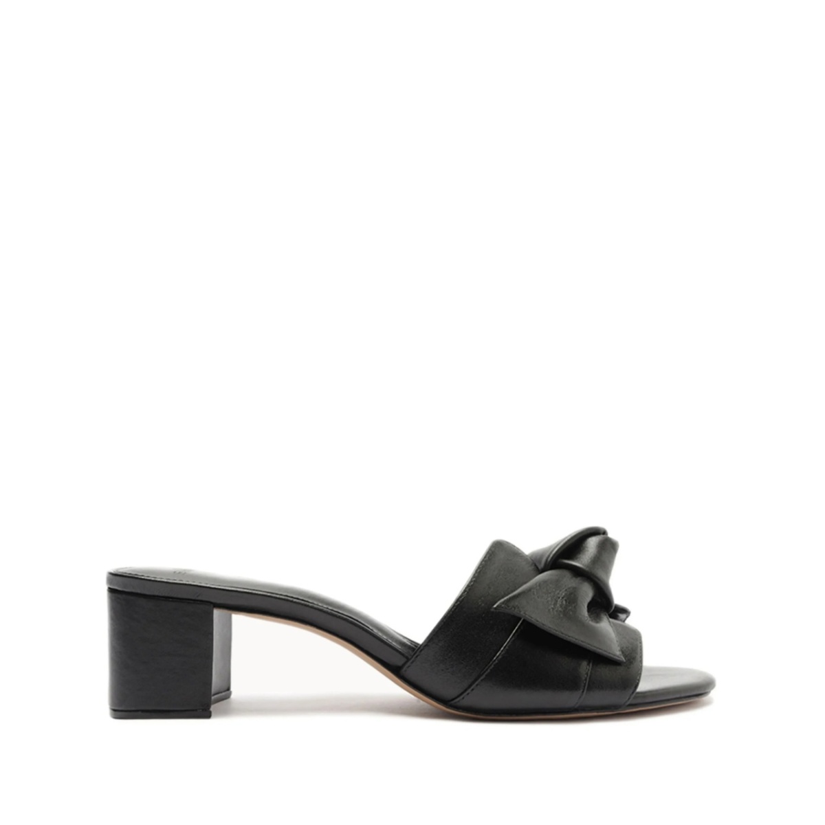 45mm Maxi Clarita leather mules