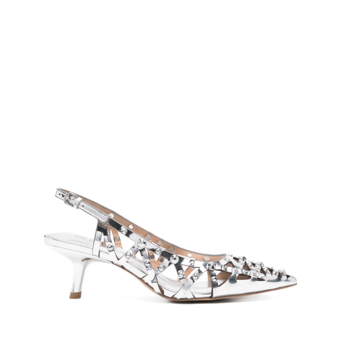 55mm Bizarre slingback pumps