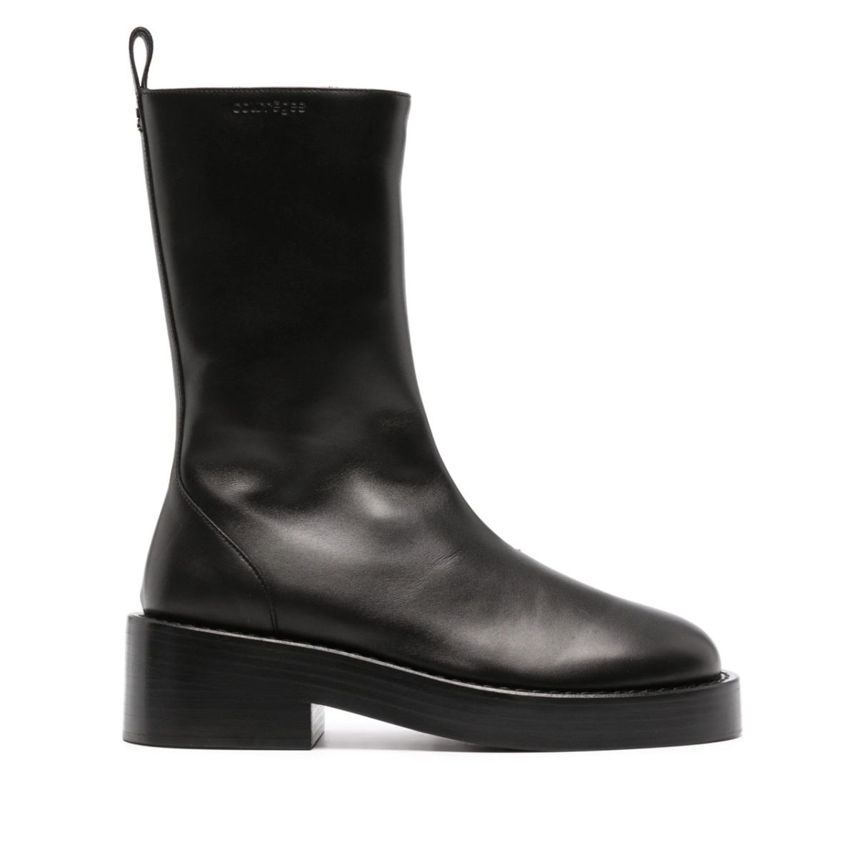 55mm slip-on leather ankle boots