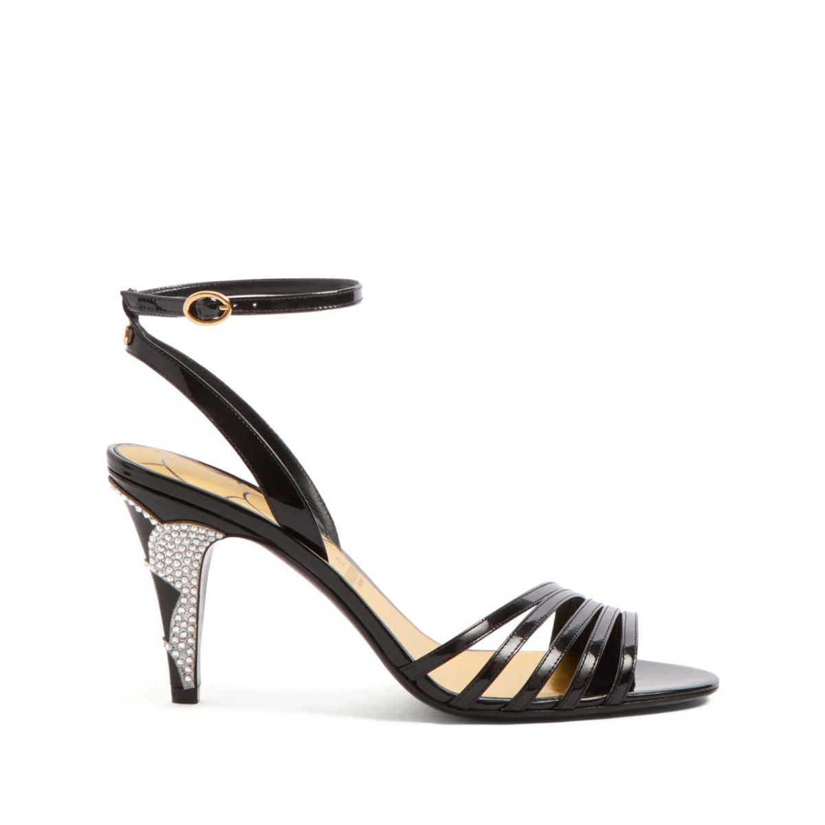 85mm Ladycrush leather sandals