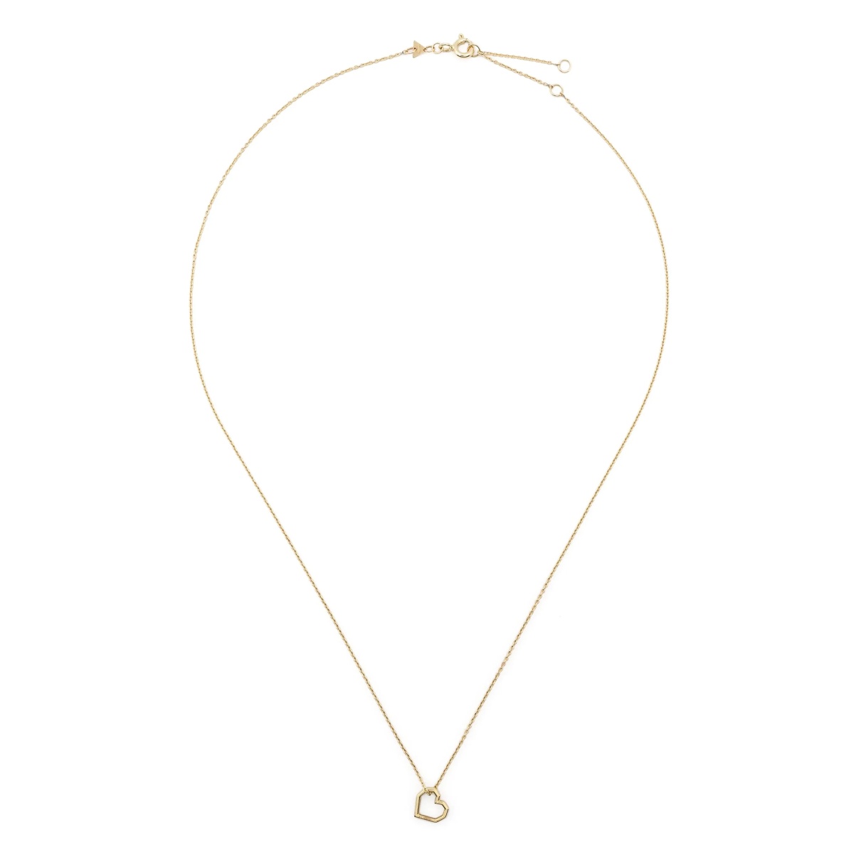 9kt yellow gold Corazon necklace