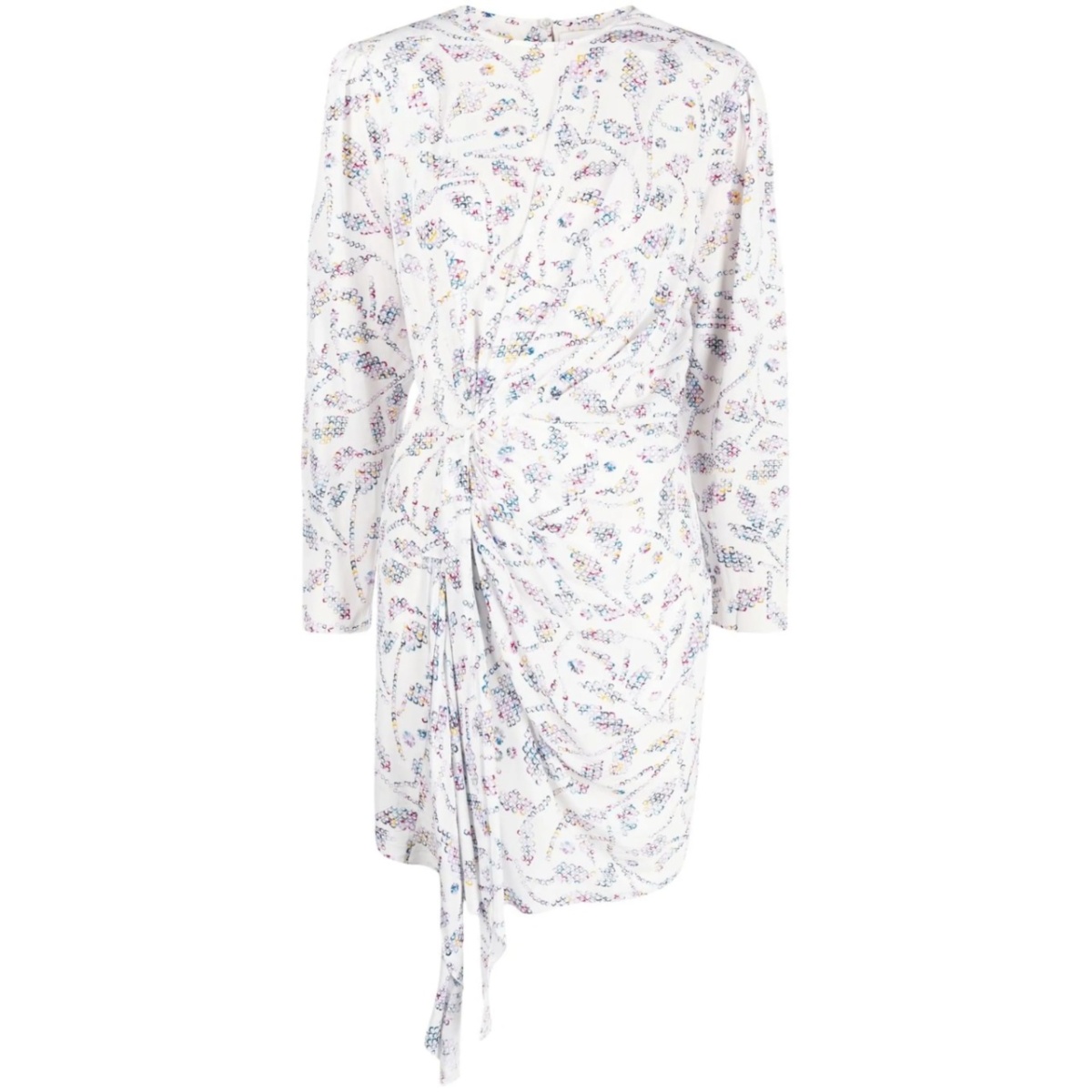 abstract-pattern mini dress
