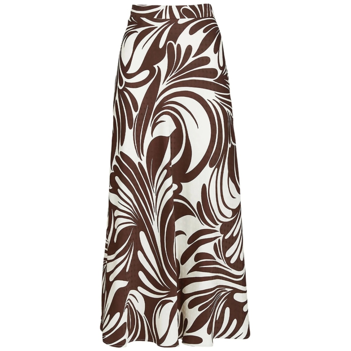 abstract-print midiskirt