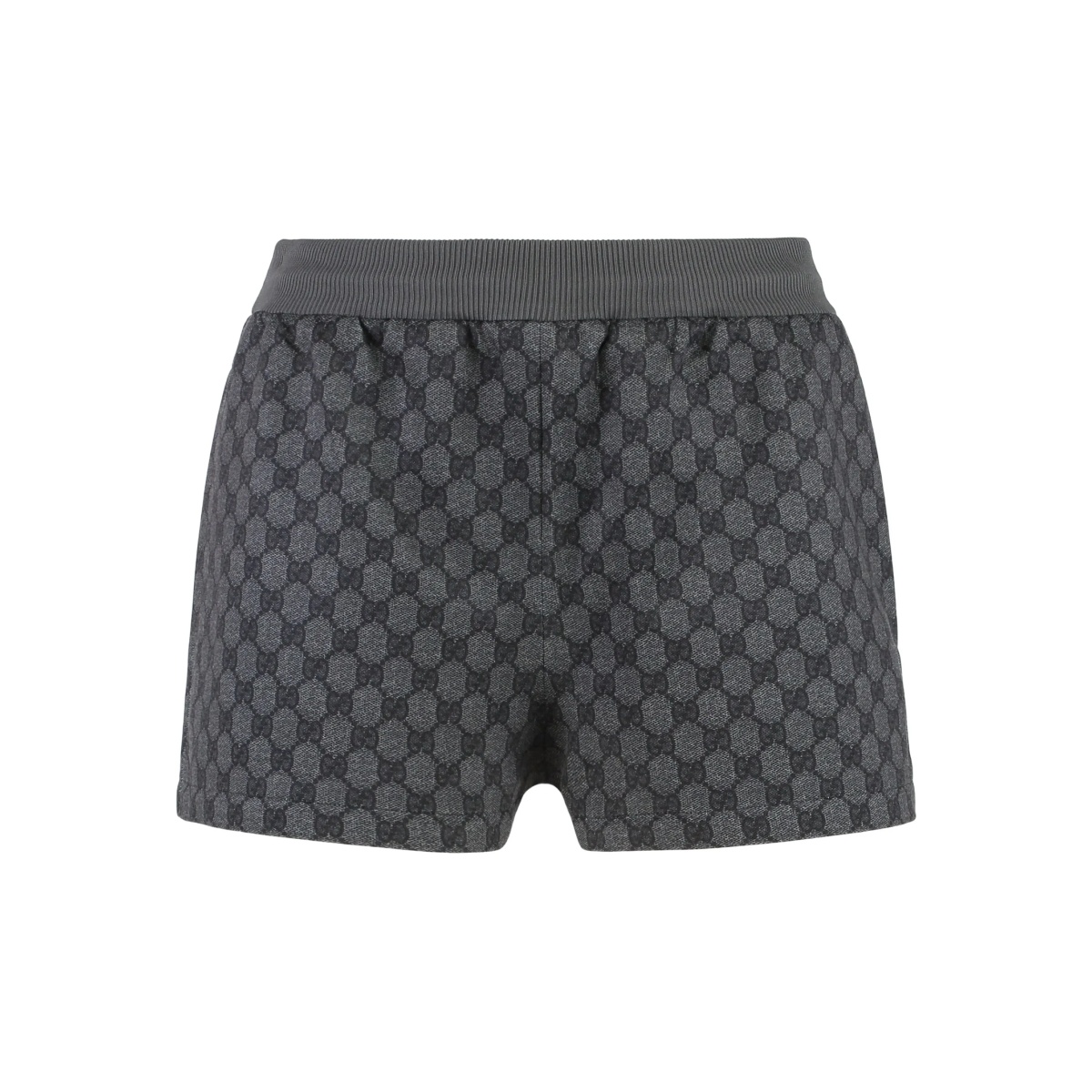 all over GG print elastic-waist shorts