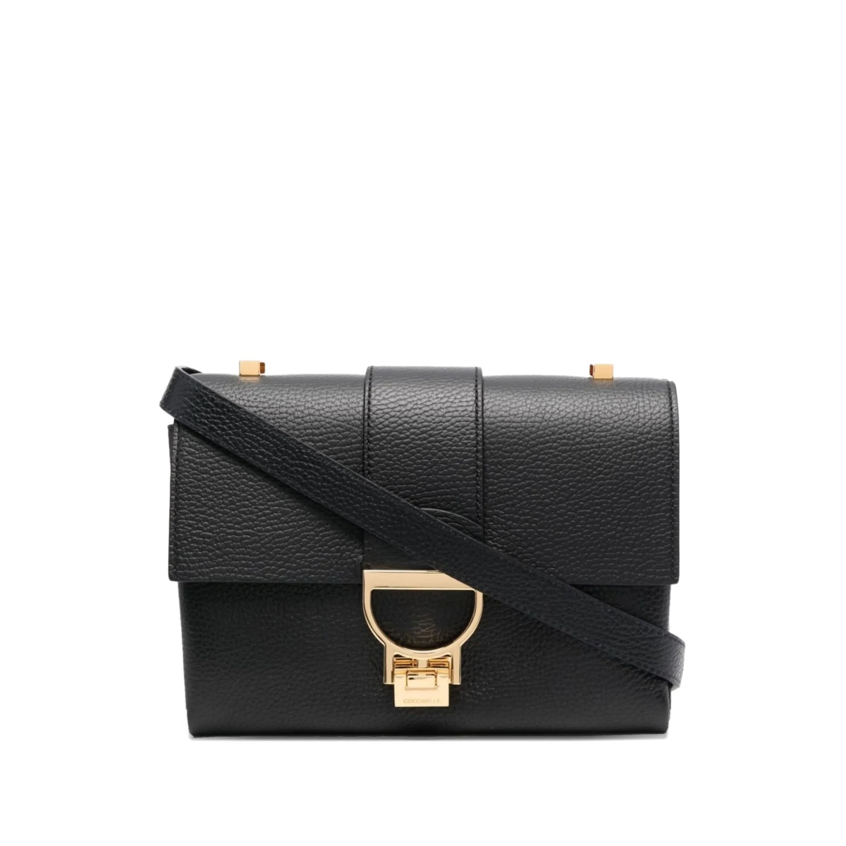 Arlettis leather flap cross body bag