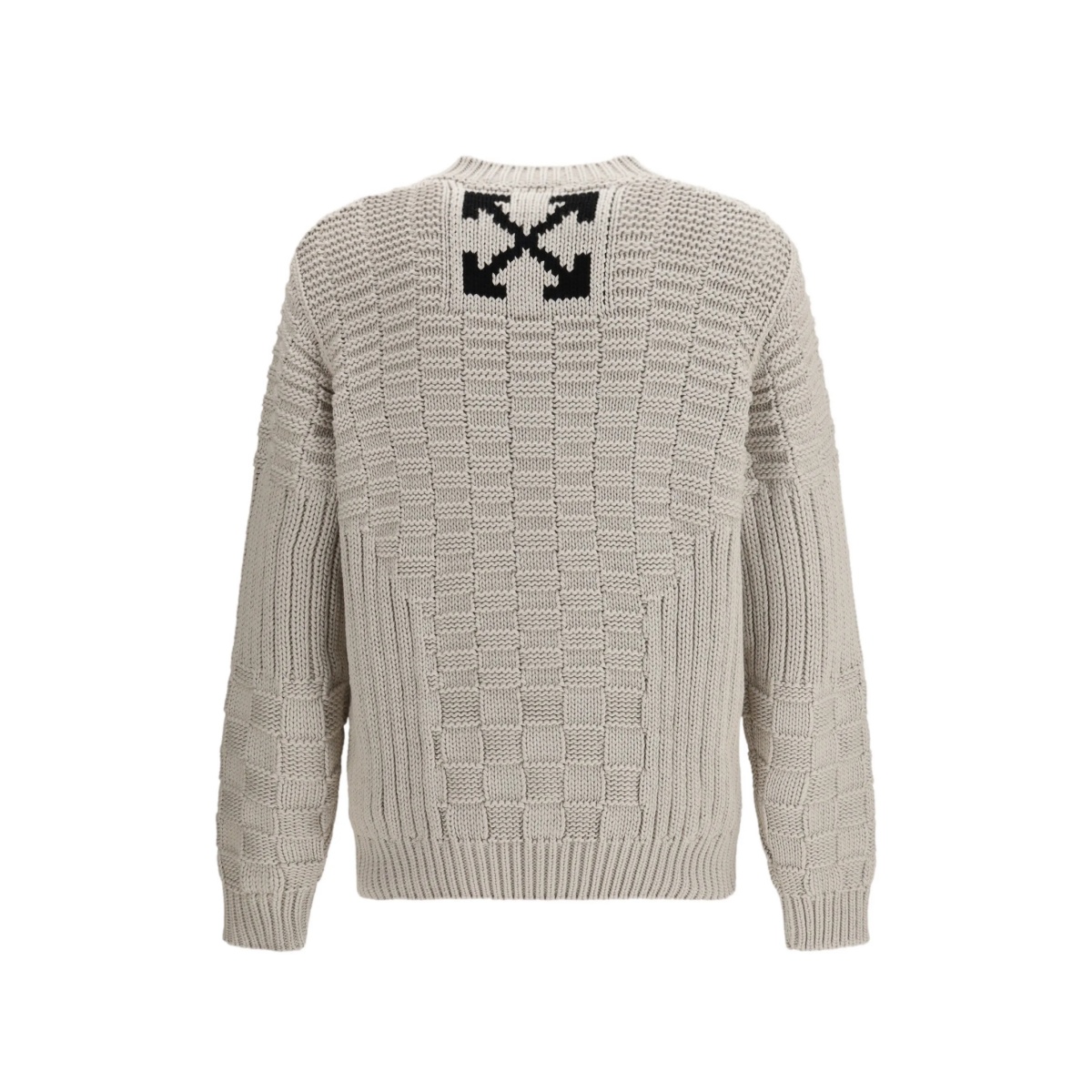 arrow 3D stitch knit crewneck - Img 2