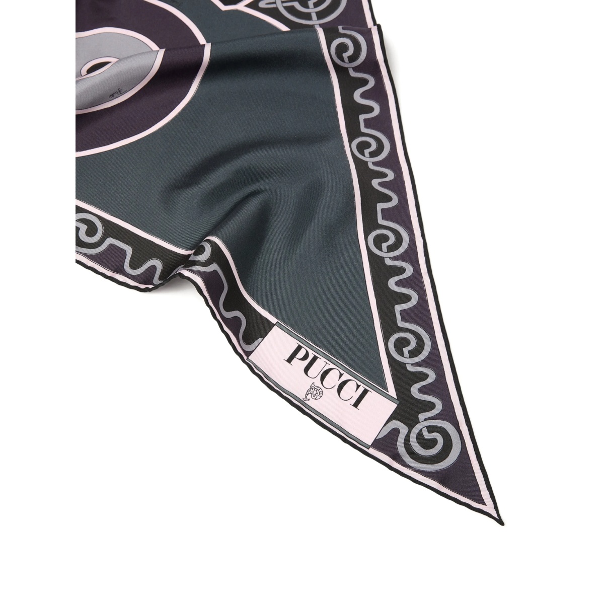 astro-print triangle scarf - Img 2