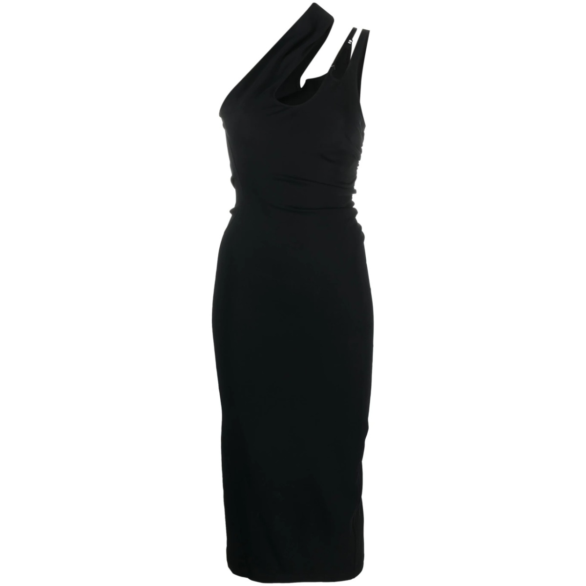 asymmetric midi dress