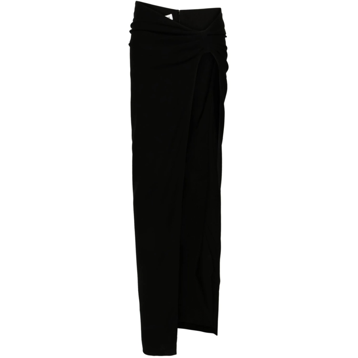 asymmetric side-slit skirt