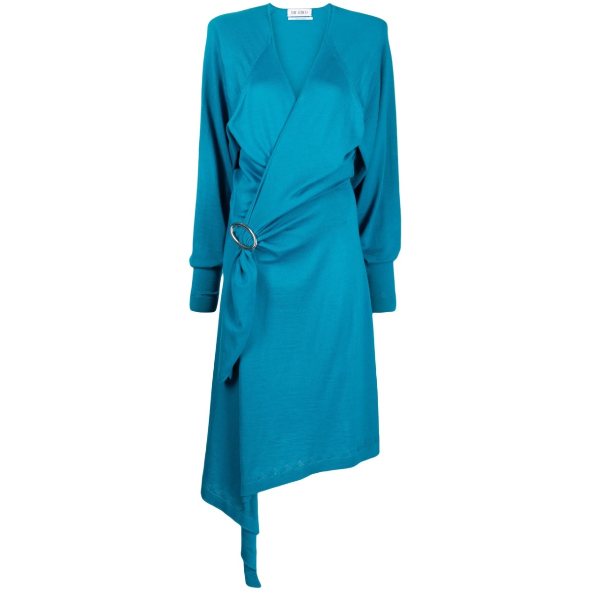Atwell wool midi wrap dress