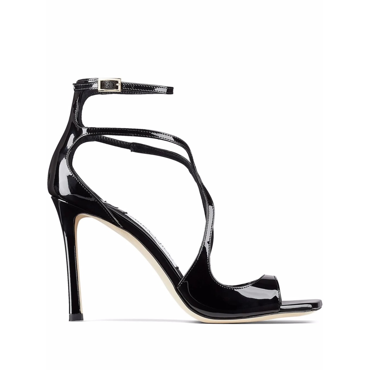 Azia 95mm square-toe sandals