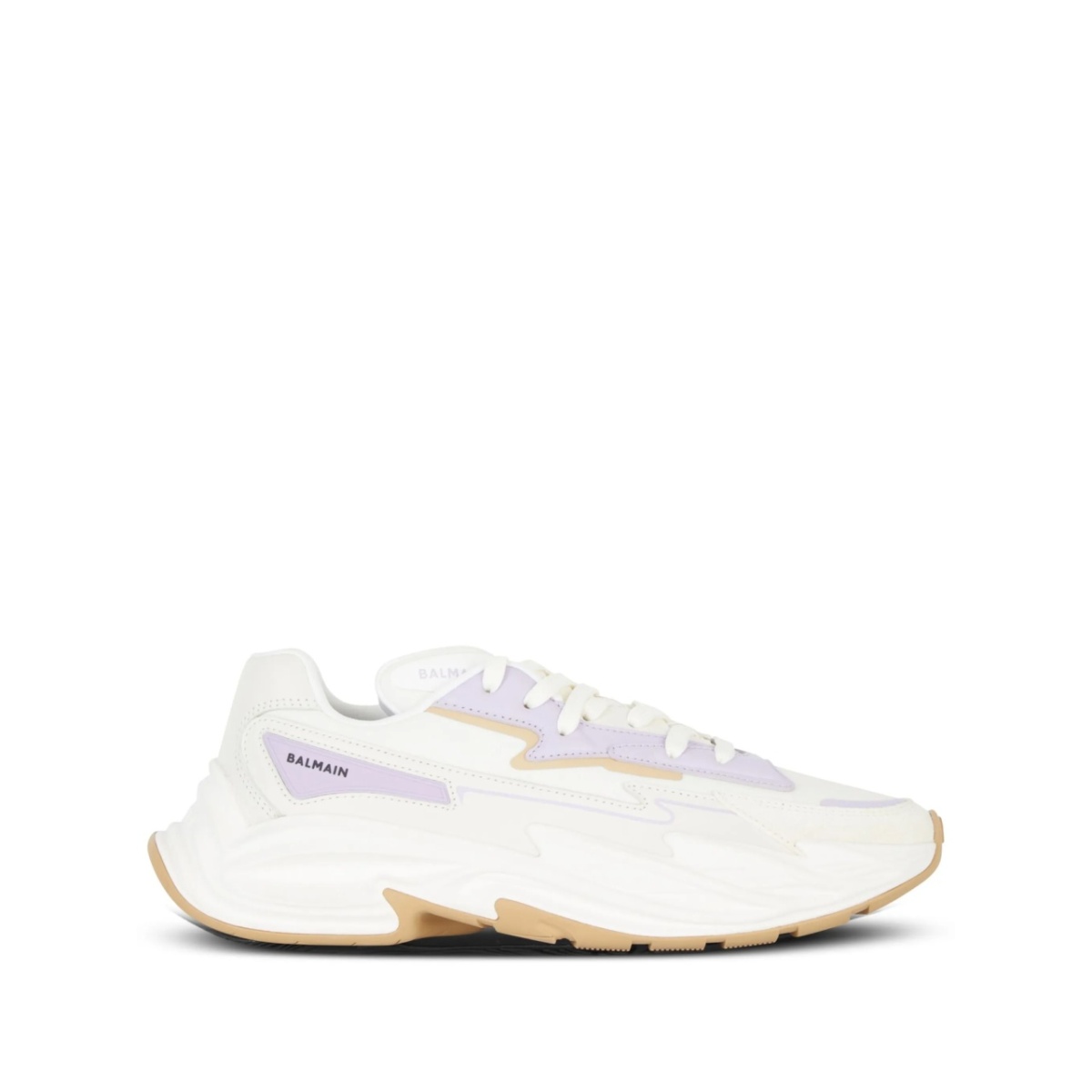 B-DR4G0N panelled lace-up sneakers