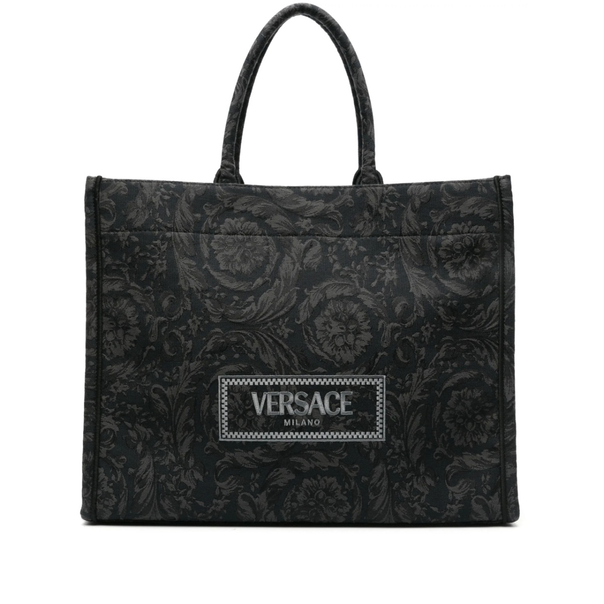 Barocco Athena jacquard canvas tote bag