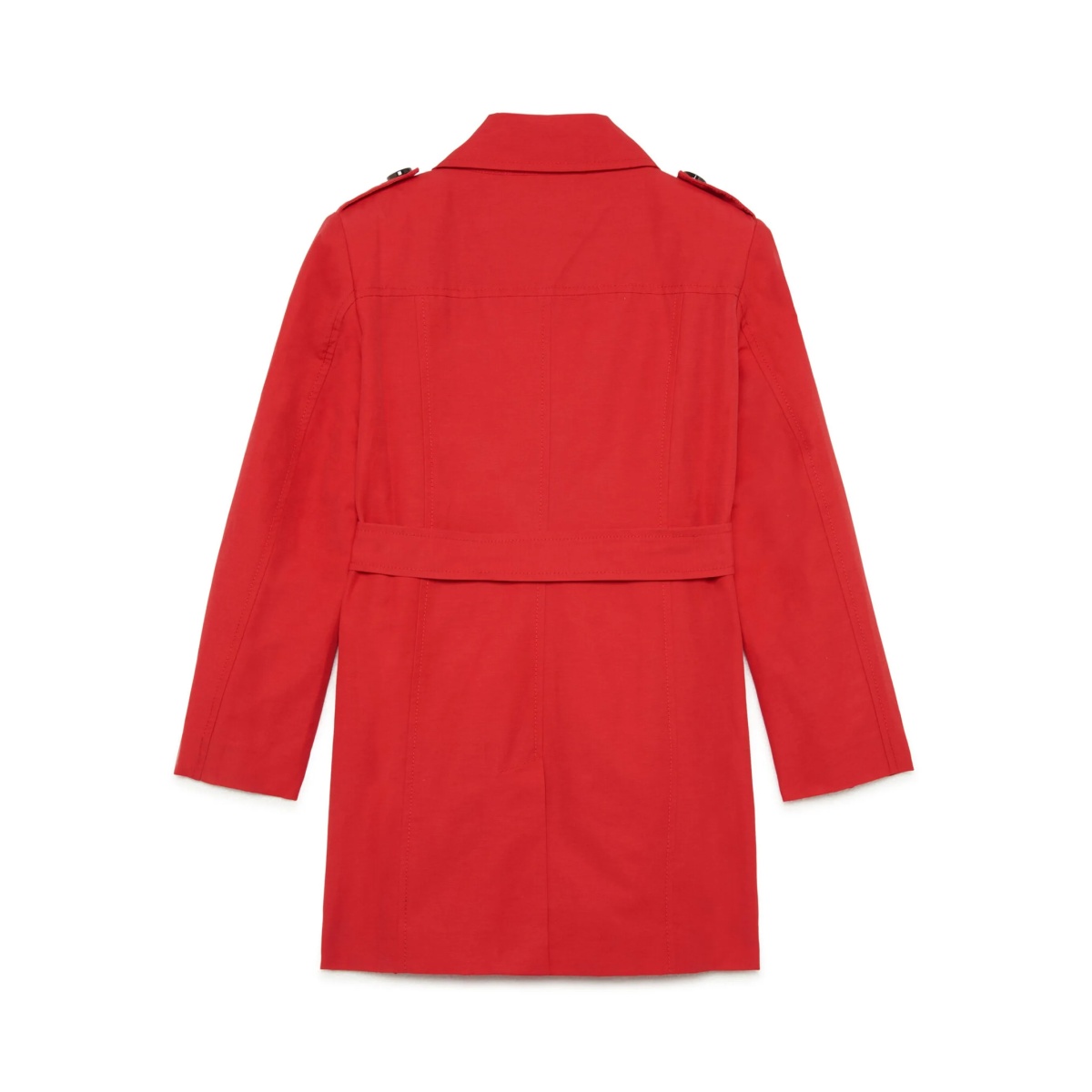 belted double-breasted coat - Img 2