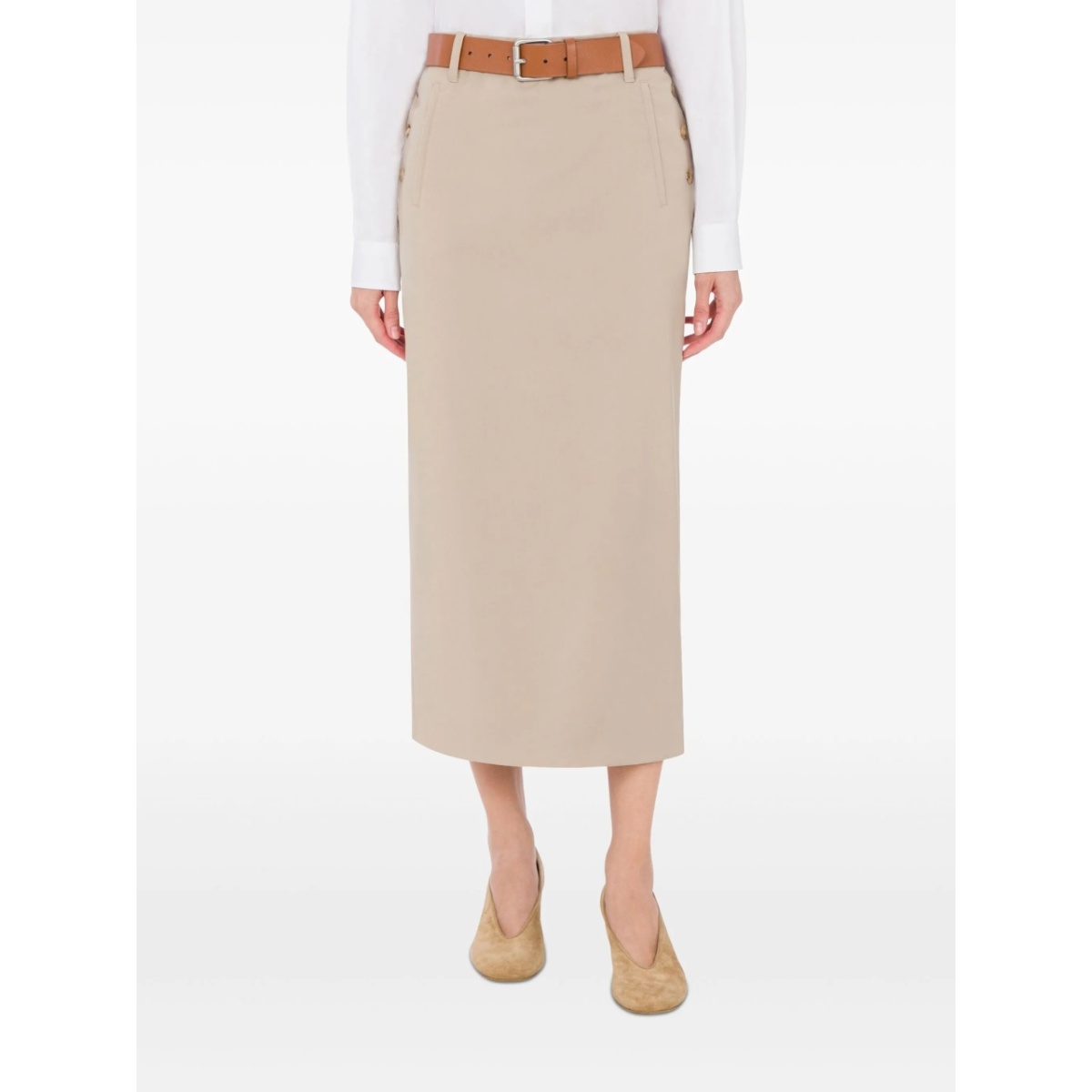 belted midi skirt - Img 2