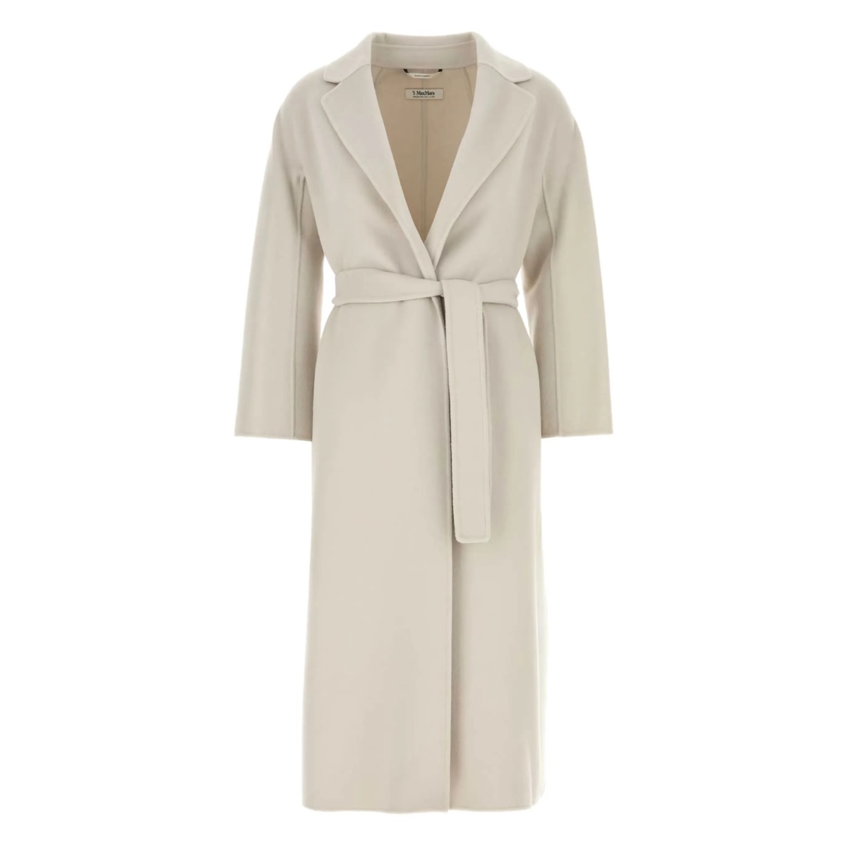 belted virgin-wool coat
