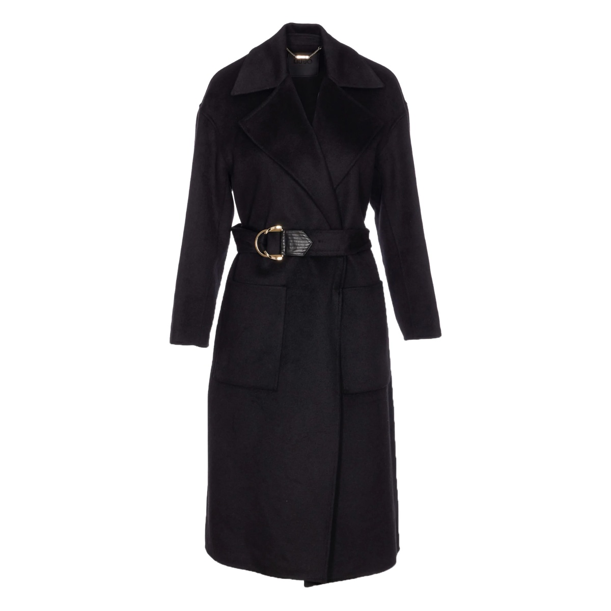 belted wool coat