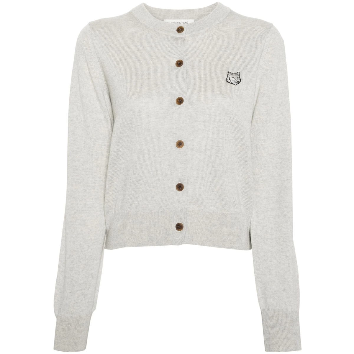 Bold Fox Head wool cardigan