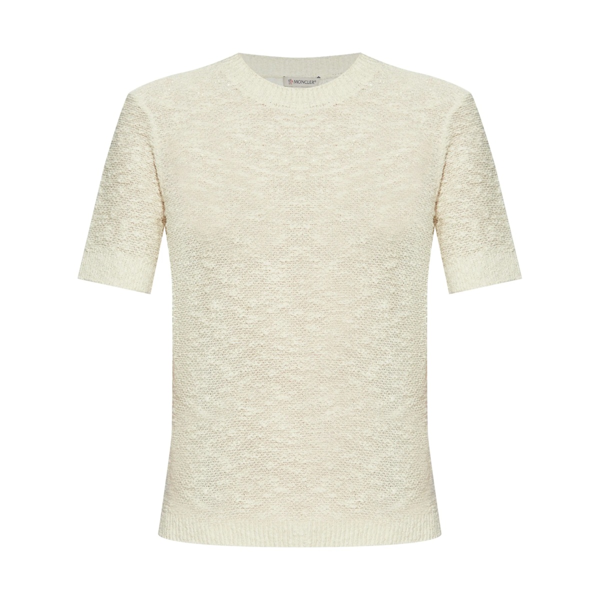 bouclé open-knit t-shirt